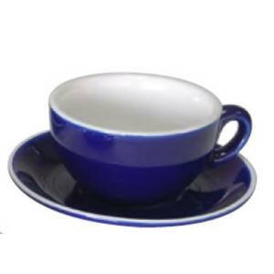 Open Cappuccino Cup Blue - 210ml (Set of 12)