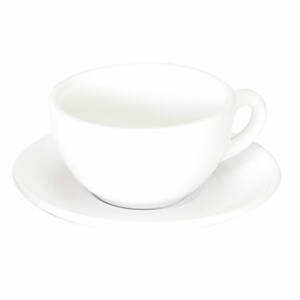 Open Cappuccino Cup White - 210ml (Set of 12)