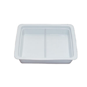 Insert Porcelain Gn 2/3 Rectangular - 2 Div