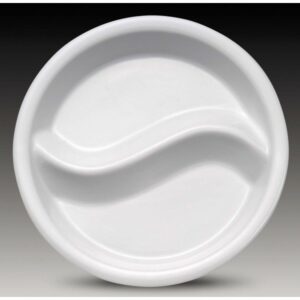 Insert Round Porcelain Divided - 330mm - 2.2lt