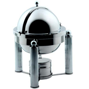Chafing Dish Mini S/Steel - Porcelain Tray Included