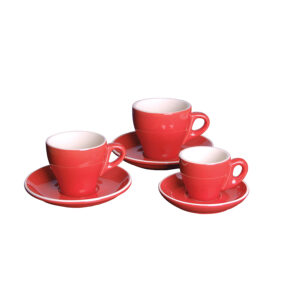 Espresso Saucer Red 11.9cm (Set of 12)