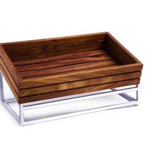 Wood Display Stand (Steel) Infinti - 340X240 Slanted