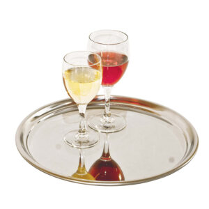 Tray Round S/Steel - 330mm