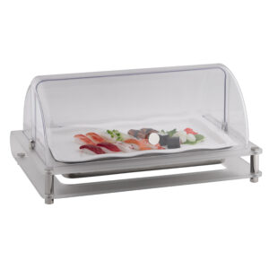 Cold Display Unit Hi-Line S/Steel. Polycarbonate. Acrylic Cover. Two Ice Packs Included