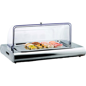 Cold Display Unit Swatch S/Steel. Polycarbonate. Acrylic Cover. Two Ice Packs Included