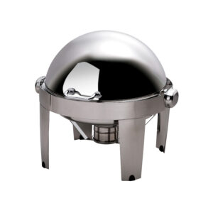 Chafing Dish Ibis Round Roll Top 18/10 S/Steel