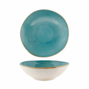 FYNBOS – ATLANTIC BLUE – ORGANIC ROUND BOWL – 30.5CM X 9.5CM (4)