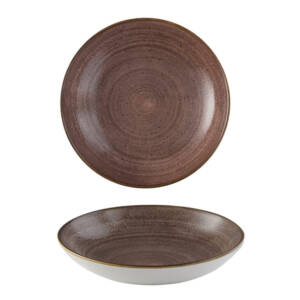 Stonecast Raw - Brown - Coupe Bowl - 18.2cm (12)