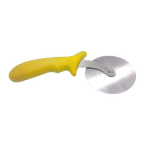 Pizza Cutter (yellow) Plastic Handle 100mm