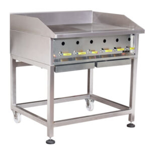 Heavy Duty Half Solid/ribbed Top Griller - Gas - 900