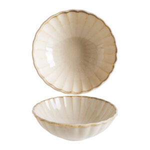 East - Sand - Soup/Cereal Scalloped Bowl - 16cm (12)