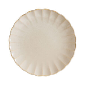 East - Sand - Coupe Scalloped Plate - 27cm (12)
